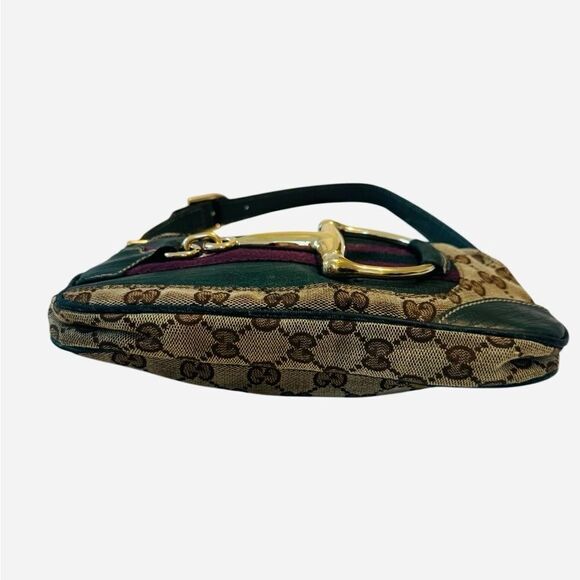 Gucci Green and Gold Women's Hasler Bag - Picture 10 of 16